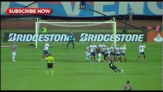 Goalkeeper scores with SUPERB free kick [upl. by Tollman816]