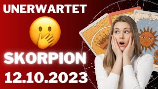 SKORPION ♏️🛑 UNERWARTETER BESUCH 😨 Horoskop  12Oktober 2023 skorpion tarot [upl. by Yaresed208]