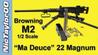 M2 Machine Gun  Browning Ma Deuce Rimfire [upl. by Eserahc]