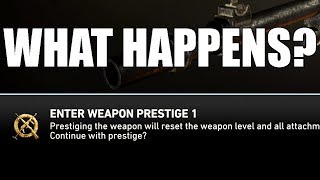 COD WW2  What Happens When You Prestige Your Weapon How To Prestige Your Weapons in COD WW2 [upl. by Aztiram560]