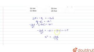 Ionisation potential of hydrogen atom is 136 eV Hydrogen atom in ground state is excited by [upl. by Maller]