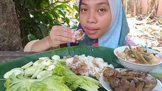 TEST KERIUKKK ⁉️ IKAN ASIN TAWAR  HATI AMPLA AYAM  DAN SAYUR ASEM [upl. by Johny873]