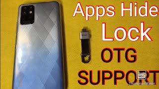 Infinix Note 8i How to lock and Hide Apps OTG Support Test [upl. by Jerrylee19]