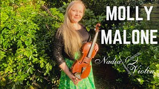 Molly Malone  The Dubliners  Violin cover by Nadia Violin 🍀Happy St Patricks Day 2021🍀 [upl. by Oiruam]