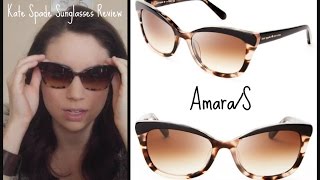 Kate Spade Sunglasses Kate Spade Amaras Review [upl. by Wilburt]