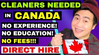 CLEANERS NEEDED IMMEDIATELY IN CANADA  ZT CANADA [upl. by Hseyaj718]