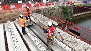 EST OUVRAGES – Reconstruction du Pont Célestin Philbois  TROYES 10 [upl. by Barbi]