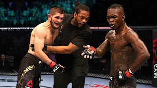 Israel Adesanya vs Khabib Nurmagomedov  UFC 4 [upl. by Nai186]