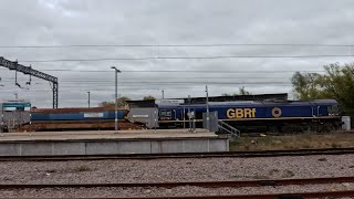 GB Railfreight 66797 and 66799 Modern Railways Diamond Jubilee  10042024 [upl. by Rosenfeld]