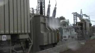 110 kV transformer switching on line [upl. by Trbor]