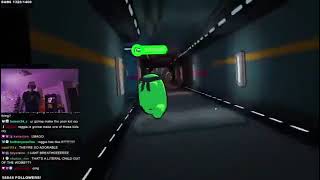 kid screams in among us vr [upl. by Nauqram]