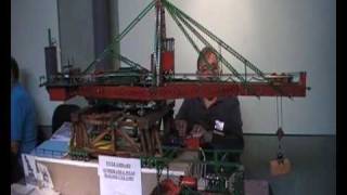 Meccano Blocksetter Crane by Peter Goddard [upl. by Myke]