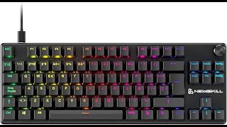 Newskill  SERIKE TKL V2 Teclado Gaming RGB mecánico Personalizable sin Teclado numérico [upl. by Avigdor277]