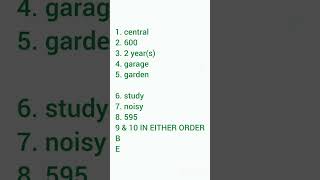 Rented properties customer requirements Listening answers [upl. by Ellebana]