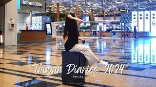 2 days in Taichung  Taiwan vlog pt 1  Solo travel 2024 [upl. by Nodyarg]