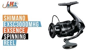 Shimano EXSC3000MHG Exsence Spinning Reel  JampH Tackle [upl. by Ecyar]