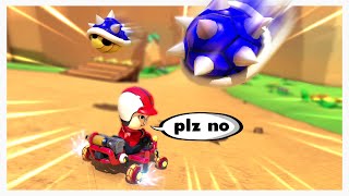 Mario Kart with Blue Shells ONLY is Terrifying [upl. by Avra122]