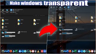 How to make windows 10 Transparent For free 2020  Transparency Aero effect [upl. by Vincent]