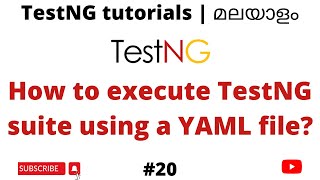 How to execute TestNG suite using YAML file  Testing Framework Java  TestNG Tutorials  20 [upl. by Cecilius]