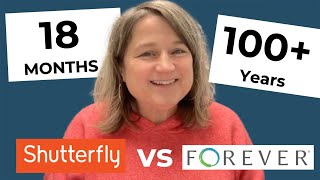 Shutterfly versus Forever  Which Is Best for Storing Family Photos [upl. by Bourn418]