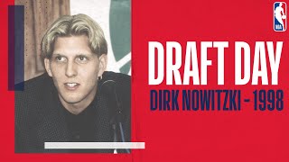 DRAFT DAY 1998  Dallas trades for Dirk Nowitzki AND Steve Nash [upl. by Anelram480]