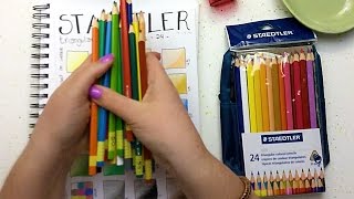 Staedtler Colored Pencils Review [upl. by Euqinemod]