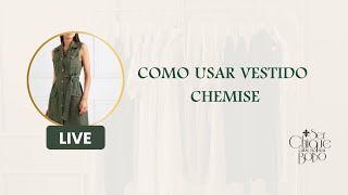 Como usar vestido chemise [upl. by Elamaj]