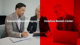 Vodafone BestellCenter  Subventionsberechtigung  businesshilfe [upl. by Eatnuahs132]