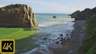 Playa La Barquera Cudillero Playas de Asturias 4K [upl. by Desdemona]