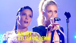 Halsey amp Kelsea Ballerini Perform Without Me  CMT Crossroads [upl. by Gytle]