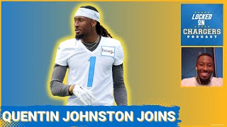 Los Angeles Chargers WR Quentin Johnston Joins to Discuss a Breakout Game Coming and his Rookie Year [upl. by Colner]