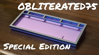 Obliterated75 Special Edition Unboxing Dual tone 75 Custom Keyboard kit from CannonKeys [upl. by Yrome]