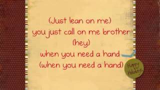 Bill Withers  Lean On Me Lyrics [upl. by Jakob]