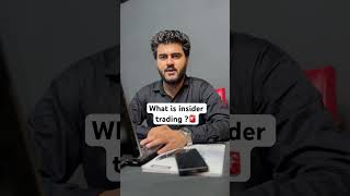 What is insider trading 🚨 [upl. by Odraner]