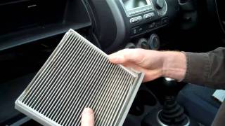 How to change the pollen filter on a Honda Jazz [upl. by Hallsy]