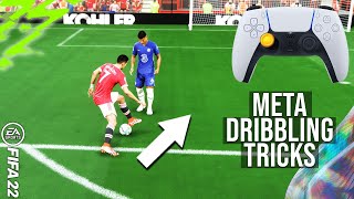 FIFA 22  3 Easy META Dribbling Tricks That Pros Dont Want You To Know TUTORIAL [upl. by Enavi]