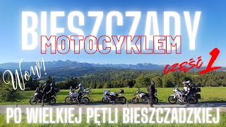 Wycieczka motocyklowa w Bieszczady na 6 motocykli cz 1 [upl. by Aerbua]