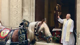 Els TRES TOMBS de SANT ANTONI Valls 2023 44a Edició  BENEDICCIÓ a l’Església de Sant Antoni [upl. by Nedia]