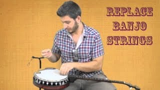 How To Replace Banjo Strings NOT [upl. by Terrene465]