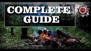 Siberian Log Fire Most Efficient Camp And Survival Fire [upl. by Ayanal]