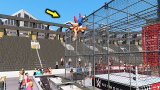 GTA 5 WWE HELL IN A CELL MATCH Shinsuke Nakamura vs John Cena GTA 5 WWE Mod [upl. by Jc]