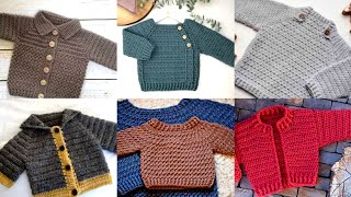 30  Unique Babies Sweater Crochet Designs  Crochet Patterns  Babies Crochets Ideas [upl. by Ozner977]