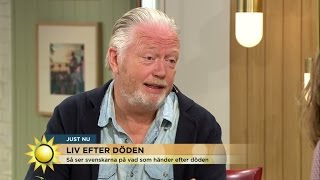 Få svenskar tror på ett liv efter döden  Nyhetsmorgon TV4 [upl. by Ahsakat]