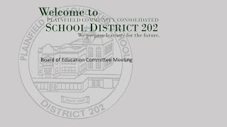 PSD202 Committee Meeting  Wednesday January 17th 2024 [upl. by Beitch440]