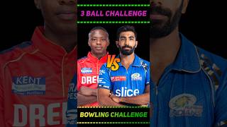 Kagiso Rabada vs Jasprit Bumrah 3 Ball Challenge in RC 24 gaming shorts [upl. by Elleirbag710]