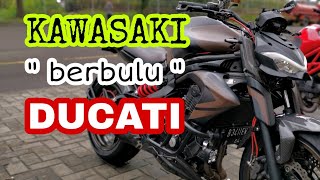 KAWASAKI BERBULU DUCATI  ER6N ALA STREET FIGHTER V4S  SPEEDOMETER DIGITAL amp KEYLESS 20211206 [upl. by Nayra]