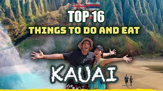 Top 16 Things To Do and Eat in HAWAII KAUAI TRAVEL GUIDE from a Hawaiian Travel amp Eat Like a Local [upl. by Norre126]