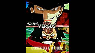 Mihawk Vs Roger amp Whitebeard 🗿 onepiece fyp fypシ゚viral [upl. by Edee]