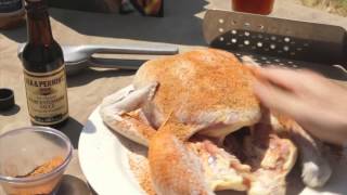 Texas Beer Can Chicken [upl. by Hctud62]