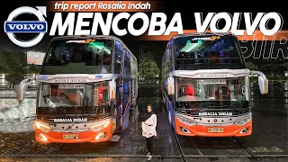 NYAMAN BANGET JakartaSemarang With Rosalia Indah Double Decker Volvo B11R [upl. by Ezequiel]